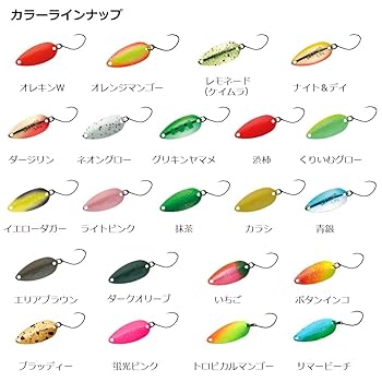 Amazon.co.jp: ダイワ(DAIWA) エリア トラウト スプーン
